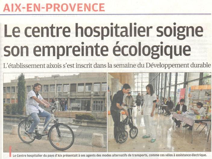 journée mobilité Hopital d'Aix en Provence